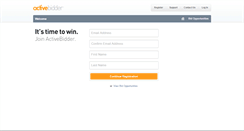 Desktop Screenshot of activebidder.com